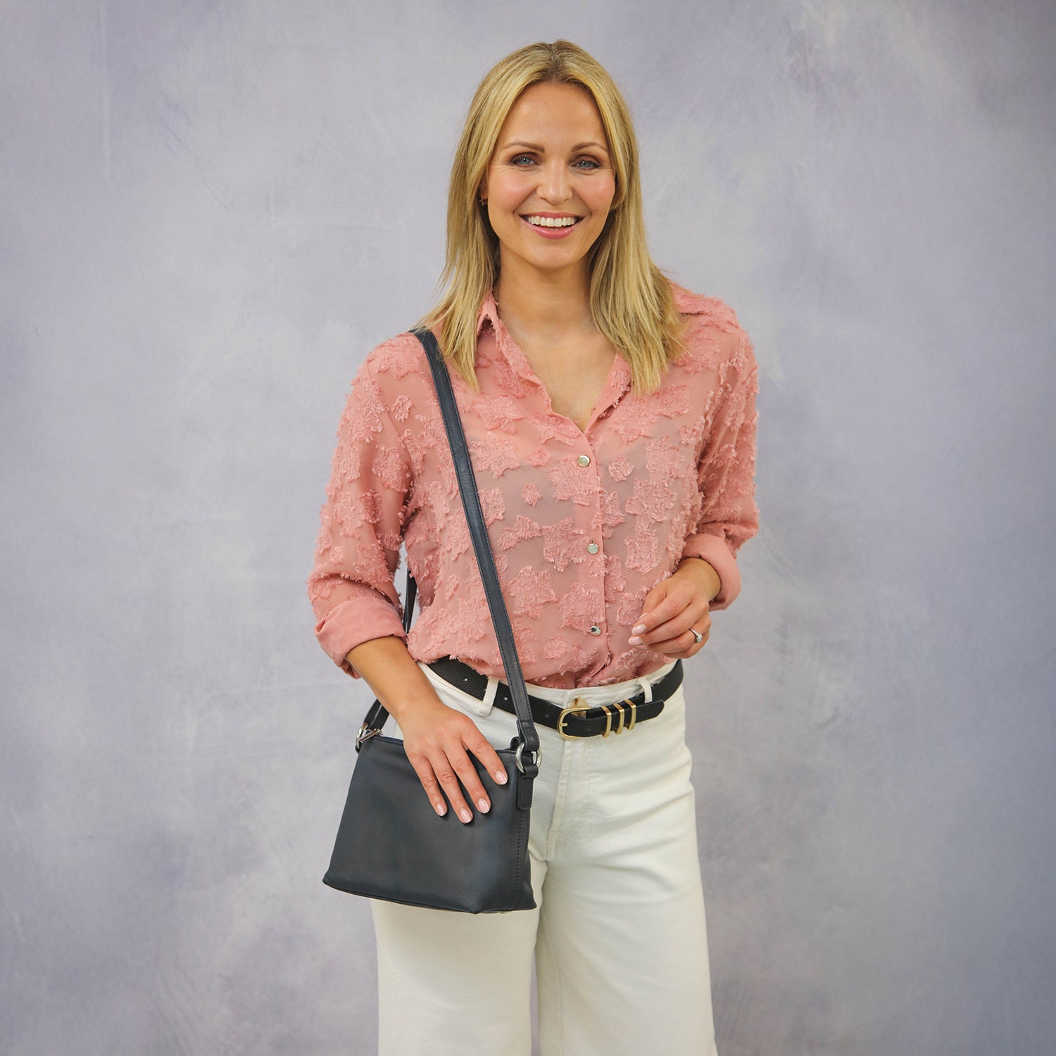 Harriet Leather Crossbody Bag