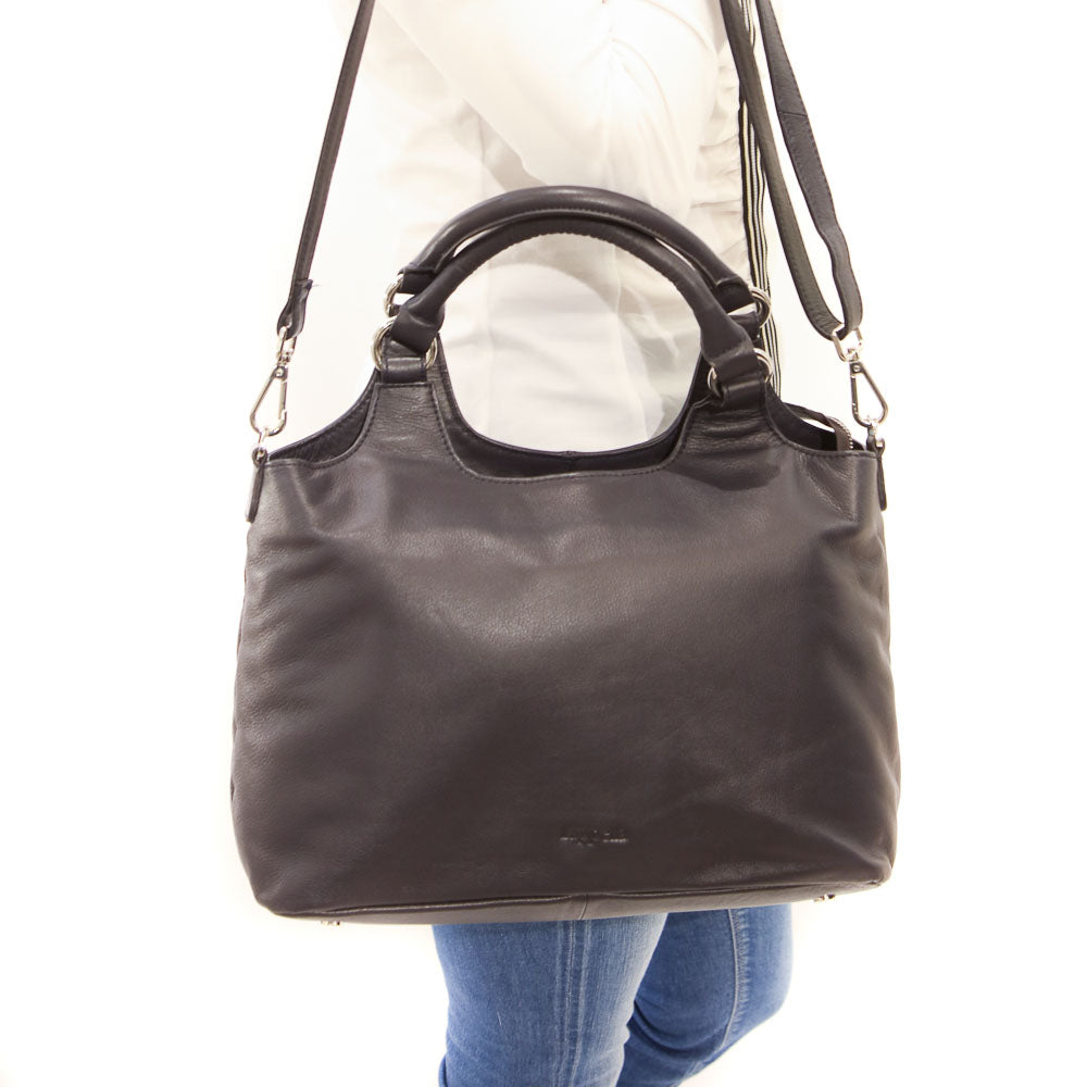 Olivia Leather Tote Bag