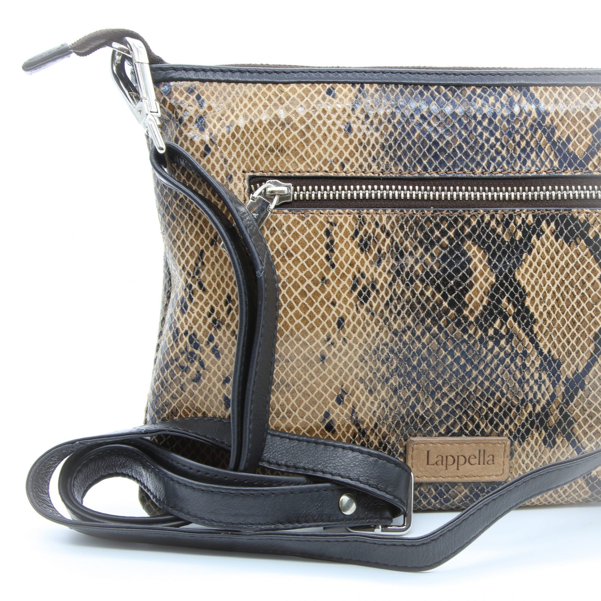 Leather Crossbody Strap - Snakeskin Crossbody Strap