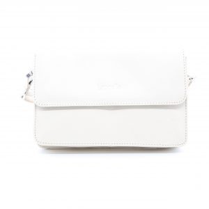 Lappella luxury soft Valentino leather Sofia crossbody bag in pearl