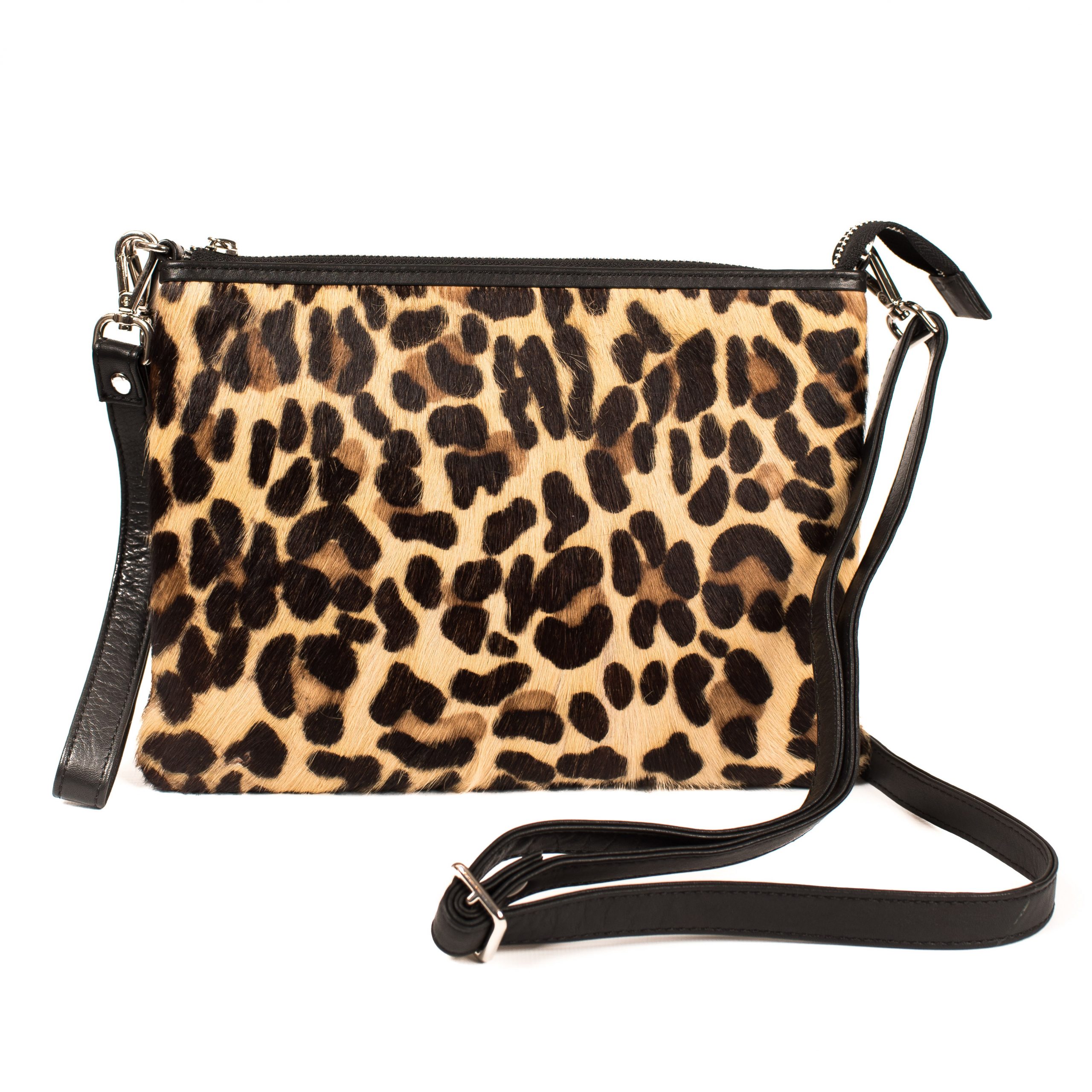 YASMIN ANIMAL Leather Crossbody Bag/Clutch - Soft Leather by Lappella